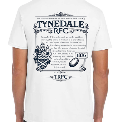 Tynedale RFC Unisex Printed Softstyle Tee - The Home of Rugby in the Tyne Valley since 1876