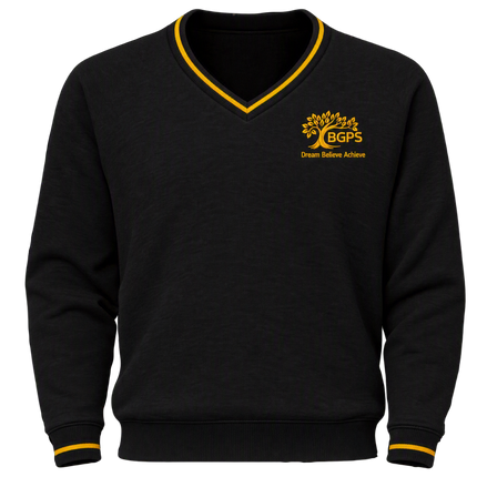 BERNARD GILPIN KNITTED V-NECK JUMPER