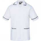 White with Navy Trim / S / ORN