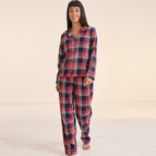 RED/NAVY CHECK / XS / SKINNI FIT