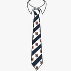 GREY/NAVY STRIPE WITH MOTIF
