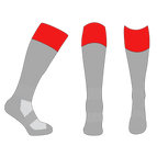 GREY/RED