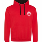 FIRE RED/JET BLACK / 9/11 / JUST HOODS BY AWDIS