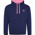 OXFORD NAVY/CANDYFLOSS PINK / S / JUST HOODS BY AWDIS