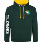FOREST GREEN/GOLD / 3/4 / JUST HOODS BY AWDIS