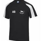 JET BLACK/ARCTIC WHITE / 3/4 / JUST COOL BY AWDIS