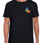 BLACK / 3/4 / GILDAN