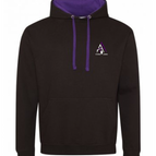 JET BLACK PURPLE / XS / JUST HOODS BY AWDIS