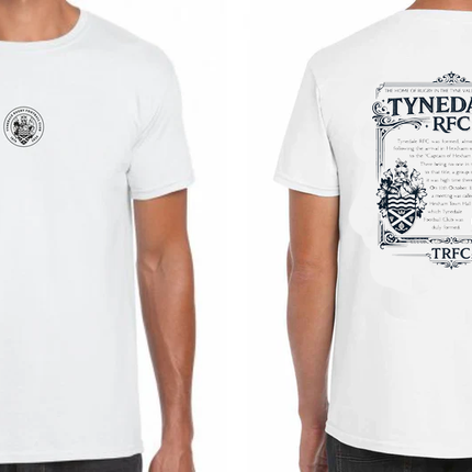 Tynedale RFC Unisex Printed Softstyle Tee - The Home of Rugby in the Tyne Valley since 1876