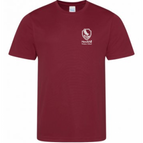BURGUNDY / 3/4 / JUST COOL BY AWDIS