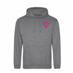 GRAPHITE HEATHER / XS / JUST HOODS BY AWDIS