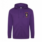 PURPLE / 3/4 / JUST HOODS BY AWDIS