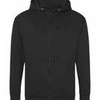 JET BLACK / 5/6 / JUST HOODS BY AWDIS