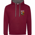 BURGUNDY/CHARCOAL