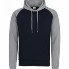 OXFORD NAVY/HEATHER / S / JUST HOODS BY AWDIS