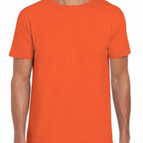 ORANGE / S / GILDAN