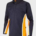 Navy/amber/white