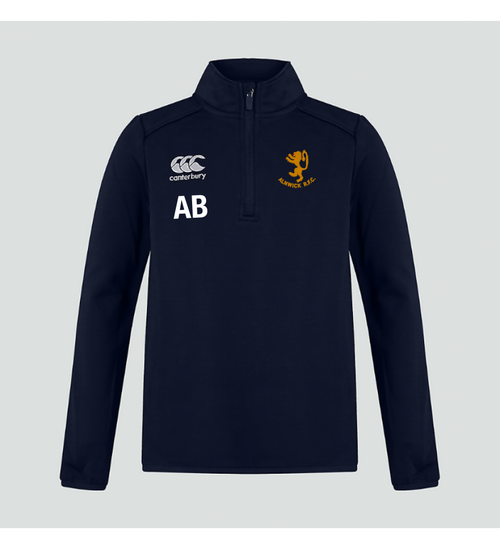 ALNWICK RFC CCC CLUB 1/4 ZIP MIDLAYER TRG TOP - MENS